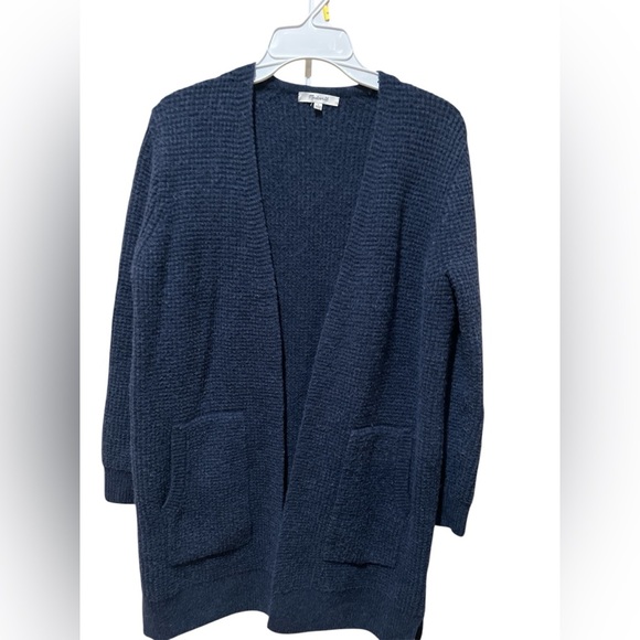 Madewell Merino & Alpaca blend Wafflestitch Cardigan Sweater, H0780 comfy Small - Picture 5 of 5